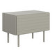 Lugano Bedside Table, Ash Grey, 58 x 42 cm