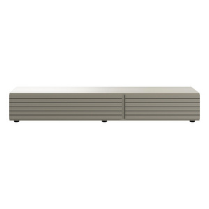 Lugano Base Cabinet, Ash Grey, 192 x 28 cm