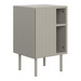 Lugano Bedside Table, Ash Grey, 38 x 60 cm