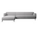Modena Chaise Longue, Bristol Fabric 3060 Light Grey, W 267,5 cm