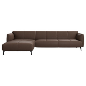 Modena Chaise Longue, Nordic Vintage Leather 5151 Stone, W 267,5 cm, left