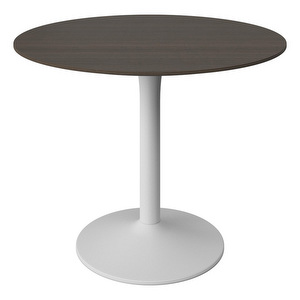 New York Dining Table, Dark Oak / White, ⌀ 99 cm
