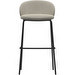 Princeton Bar Stool, Lazio Fabric 3091 Beige, H 97 cm