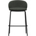 Princeton Bar Stool, Bristol Fabric 3068 Dark Green, H 87 cm