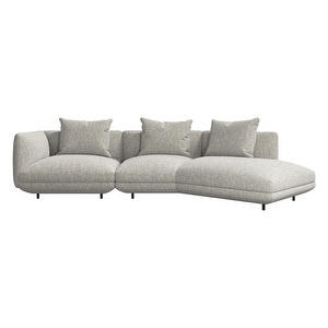 Salamanca Sofa, Tuscany Fabric 3200 White, W 331 cm