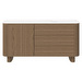 Santiago Sideboard, White Ceramic / Natual Oak, W 150 cm