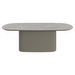 Santiago Coffee Table, Ash Grey Ceramic / Grey, 58 x 118 cm