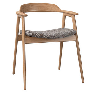 Seoul Chair, Tuscany Fabric 3202 Brown / Oak