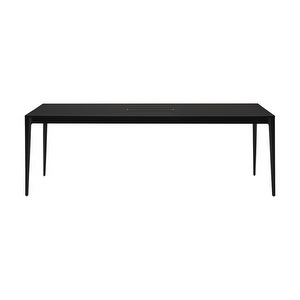 Torino Conference Table, Black, 120 x 180 cm