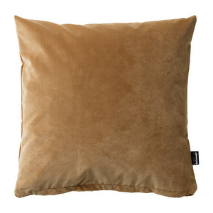Velvet Cushion, Gold, 43 x 43 cm