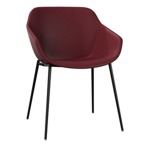 Vienna Chair, Nordic Vintage Leather 5154 Burgundy