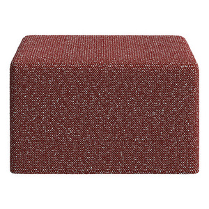 Xtra Footstool Bed, Avellino Fabric 3250 Red, 70 x 70 cm