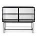 Haze Sideboard, Glass/Black