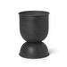 Hourglass Pot, Black, M