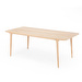 Fawn Dining Table, White-Oiled Oak, 90 x 200 cm