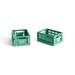 Colour Crate Mini -korit, dark mint, 2 kpl
