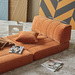 CozyPad-vuodetuoli, Esina-kangas 412 rust orange, L 104 cm