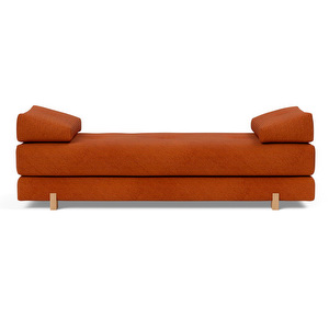 Sigmund Drip -daybed, Corduroy-kangas burned orange / tammi, L 200 cm