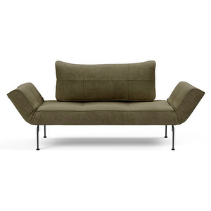 Zeal Laser -vuodesohva, Cordufine-kangas 316 pine green / musta