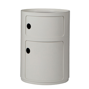 Componibili Storage Unit, White, 2 Modules