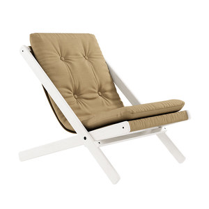 Boogie Armchair, Wheat Beige / White