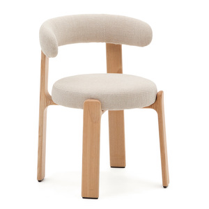 Granite Chair, Chenille Fabric Beige / Ash