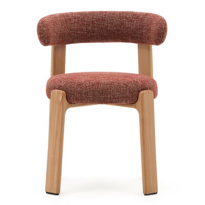 Granite Chair, Chenille Fabric Terracotta / Ash