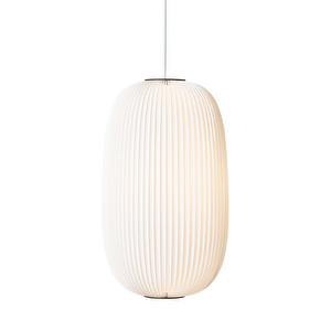 Lamella 2-133 -riippuvalaisin, valkoinen / musta, K 52 cm