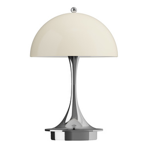 Panthella 160 Portable V3 -pöytävalaisin, beige / kromi