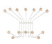 Bill Coat rack, White, L