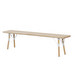 Bench54, Pine/White, W 180 cm
