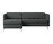 Osaka Chaise Longue, Nani Fabric 2111 Dark Grey, W 198 cm