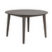 Filippa -jatkettava ruokapöytä, ruskea tammi, ⌀ 120/165 cm