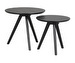 Greta Nesting Tables, Black, Set of 2